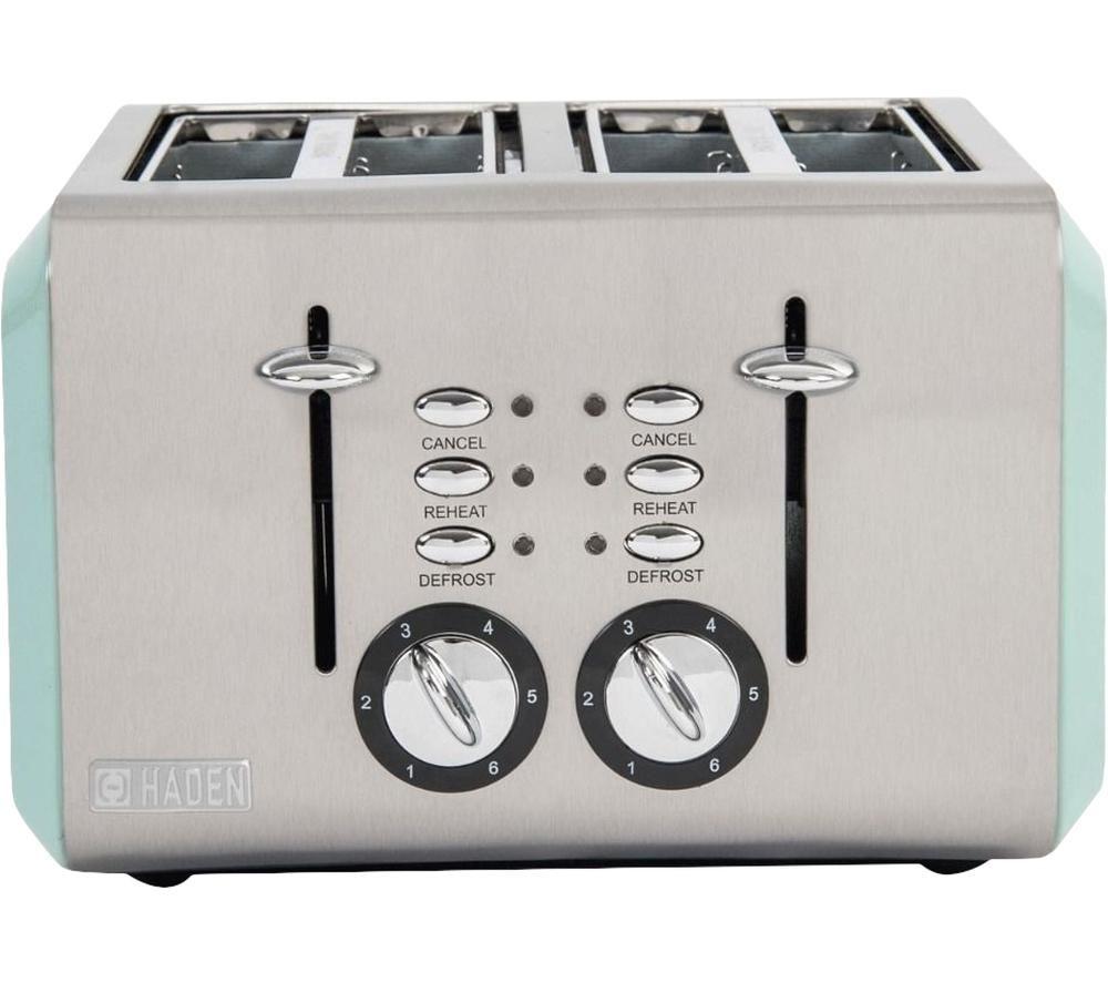 HADEN Cotswold 183774 4-Slice Toaster - Sage image number 3 of 8