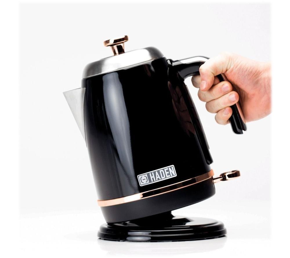 HADEN Salcombe 198778 Jug Kettle - Black & Copper image number 3 of 11