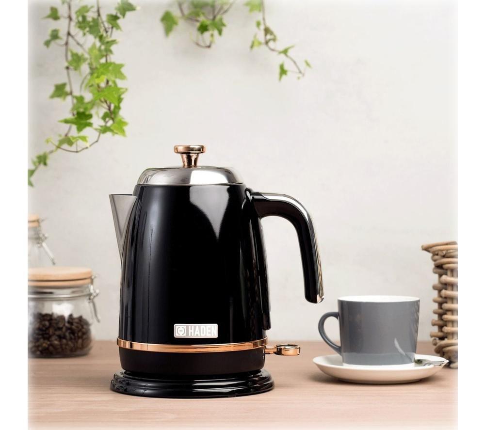 HADEN Salcombe 198778 Jug Kettle - Black & Copper image number 5 of 11