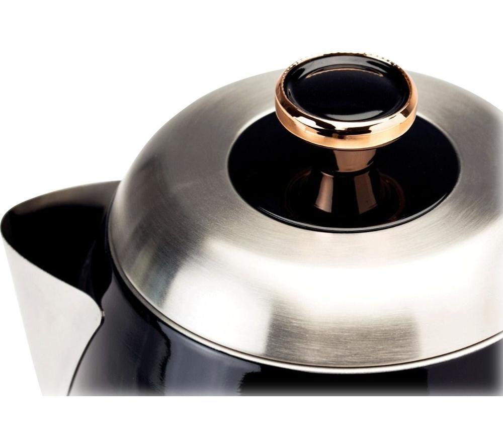 HADEN Salcombe 198778 Jug Kettle - Black & Copper image number 9 of 11