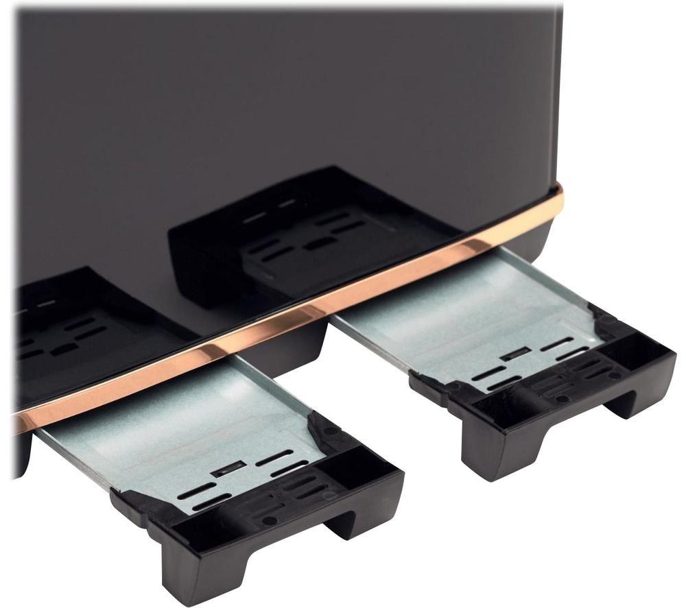 HADEN Salcombe 191168 4-Slice Toaster - Black & Copper image number 5 of 8