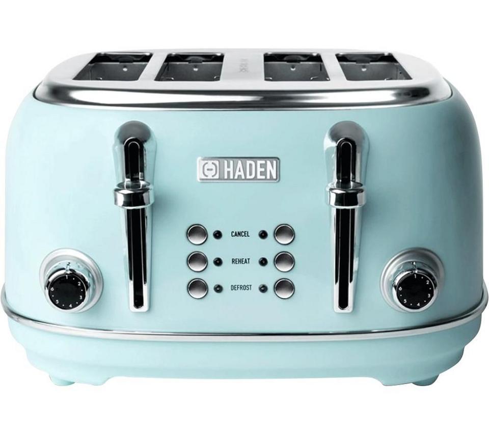 HADEN Heritage 194244 4-Slice Toaster - Turquoise