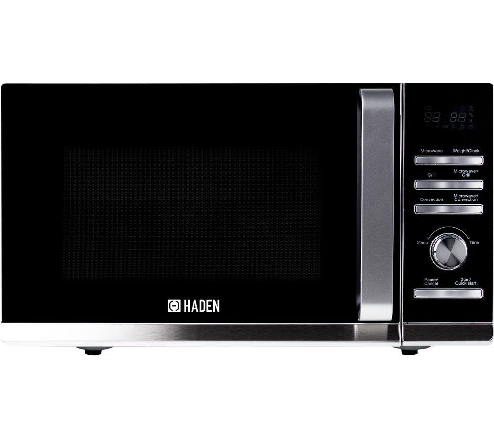 Haden Unisex Black Silver Black Silver 25L Combi Microwave - Image 7