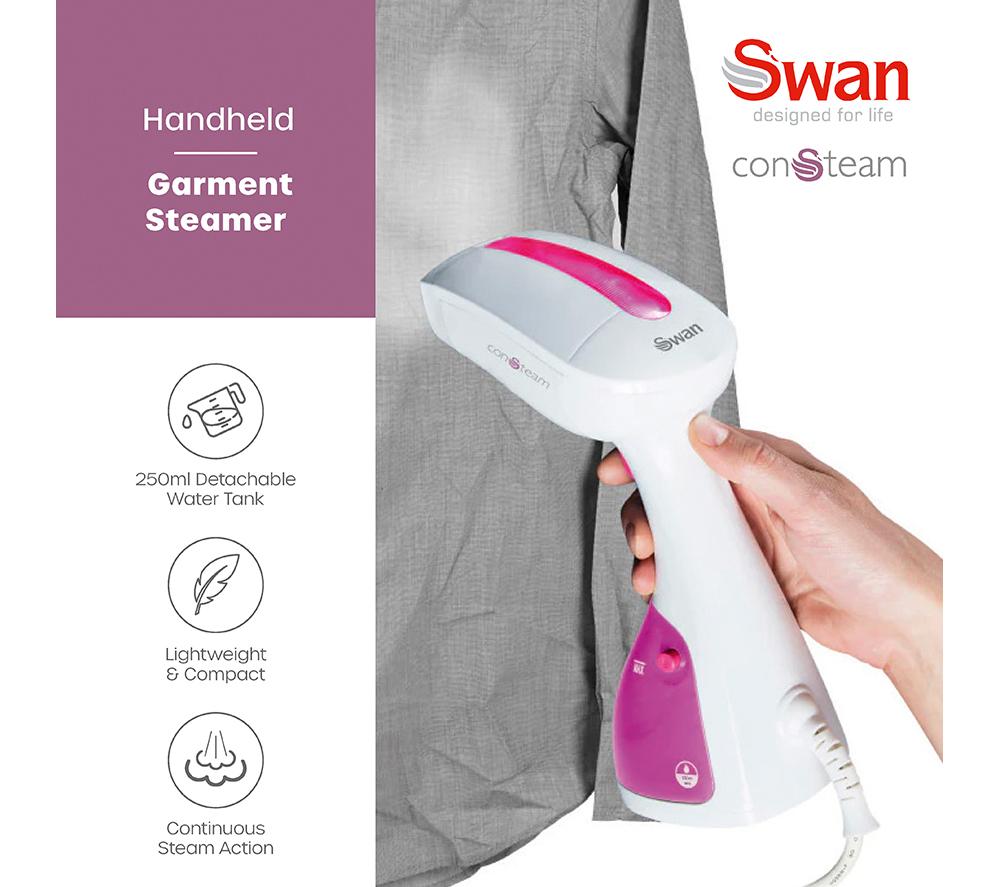 SWAN ConSteam SI12020N Hand Steamer - Purple & White image number 2 of 8