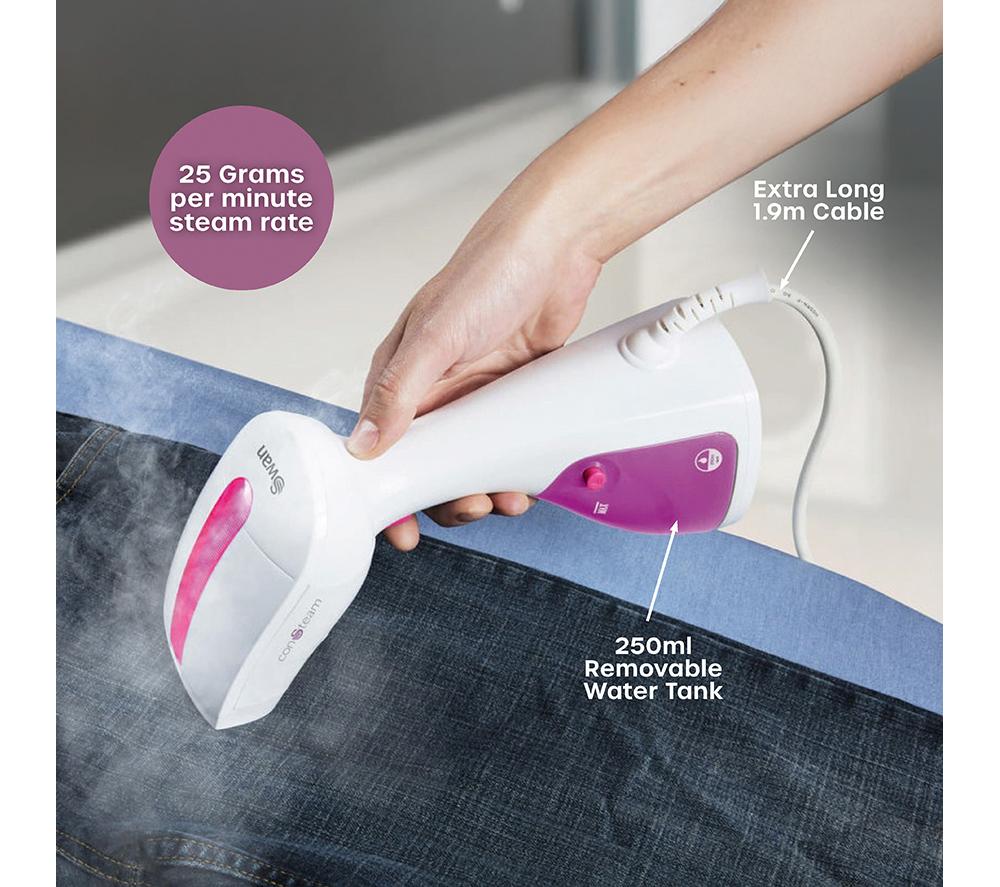 SWAN ConSteam SI12020N Hand Steamer - Purple & White image number 5 of 8