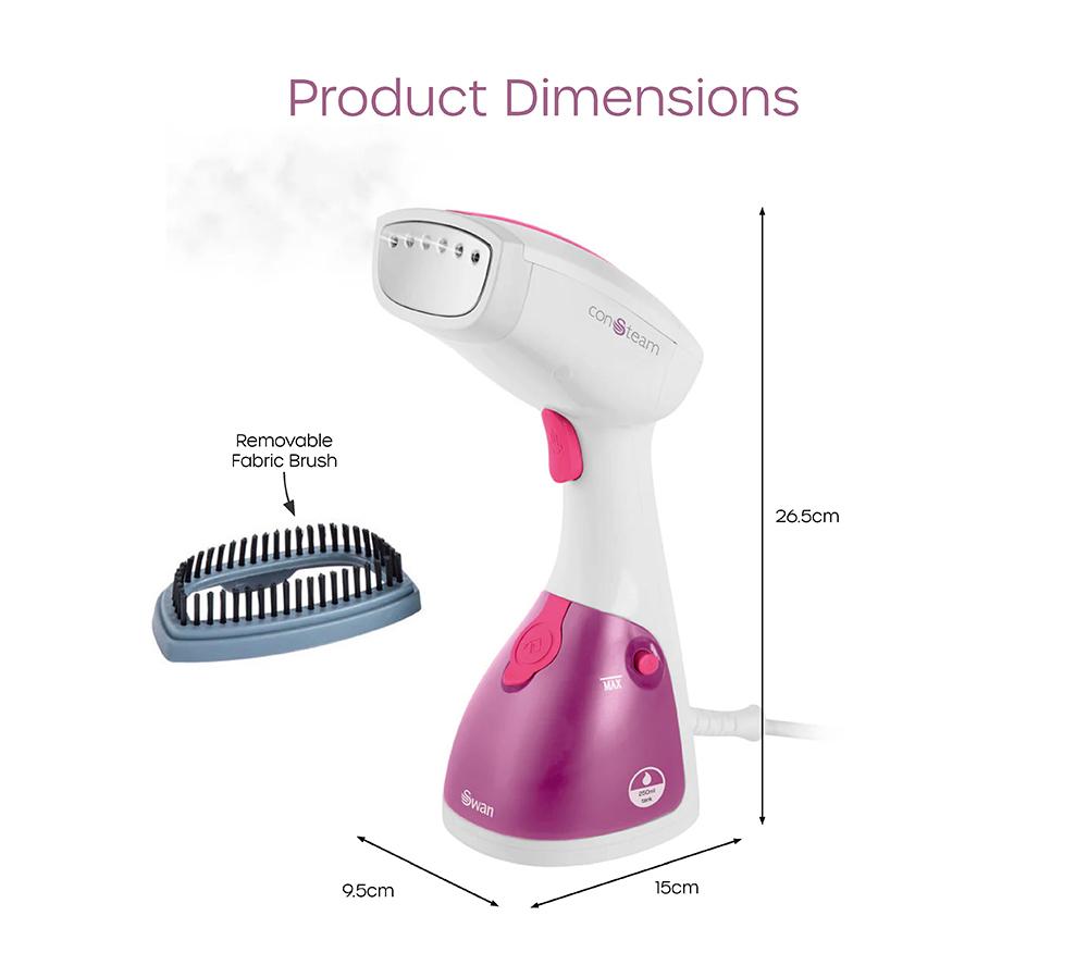 SWAN ConSteam SI12020N Hand Steamer - Purple & White image number 6 of 8