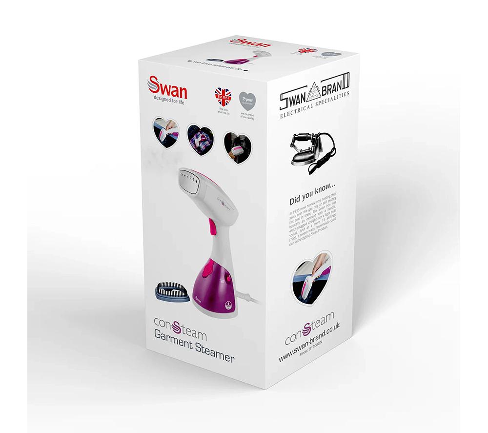 SWAN ConSteam SI12020N Hand Steamer - Purple & White image number 8 of 8