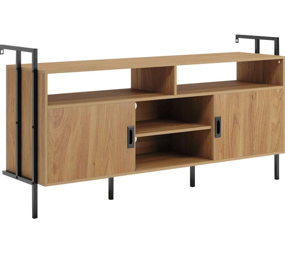 Teknik Office Hythe Wall Mounted TV Stand - Color: Walnut