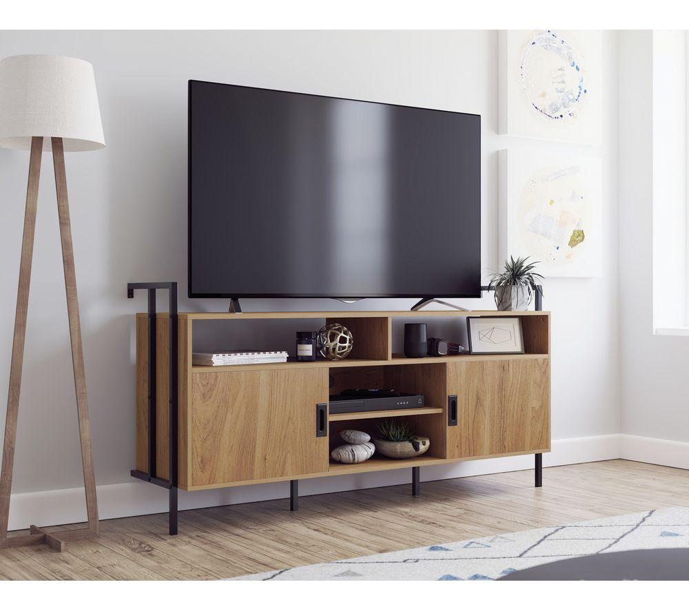 TEKNIK Hythe 1560 mm TV Stand for up to 60" TVs - Serene Walnut image number 2 of 2