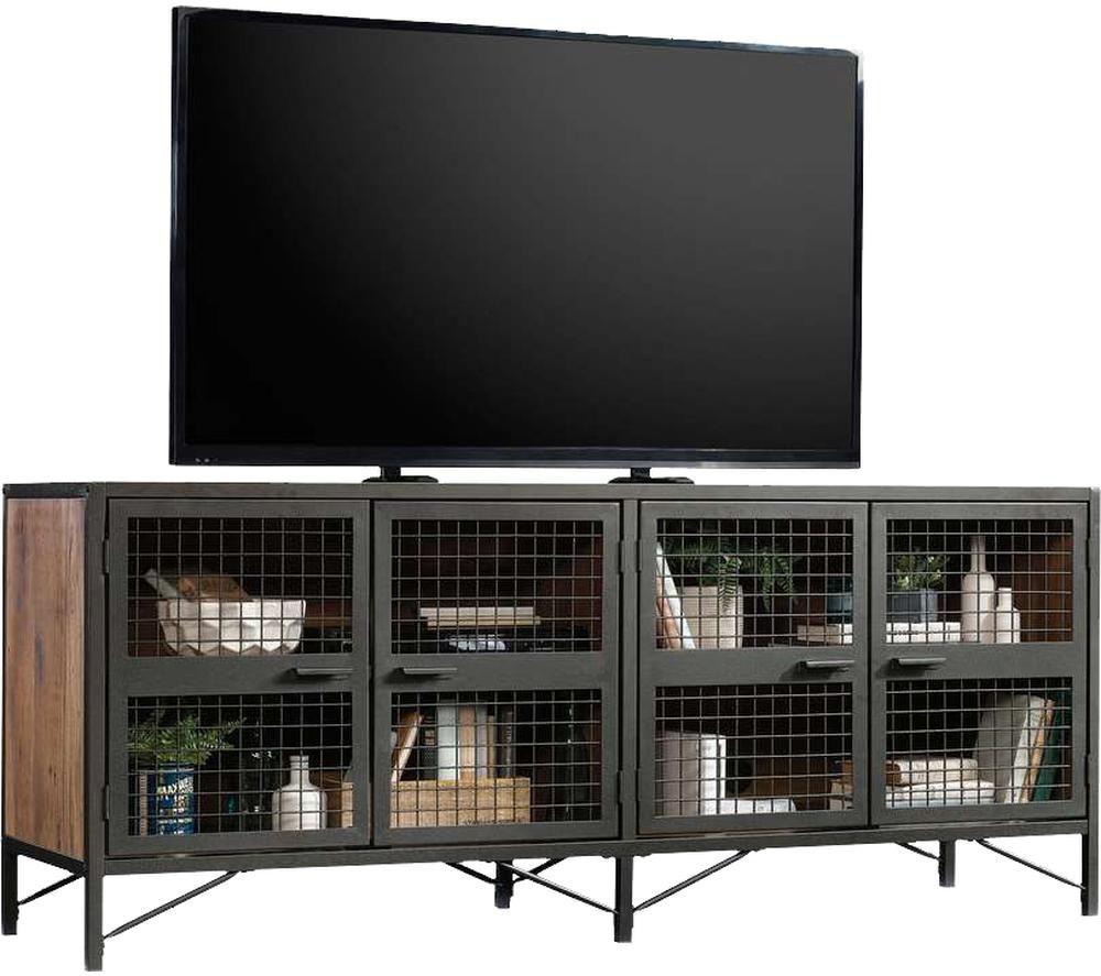 TEKNIK Boulevard Cafe 1780 mm TV Stand for up to 70" TVs - Vintage Oak & Black image number 11 of 11