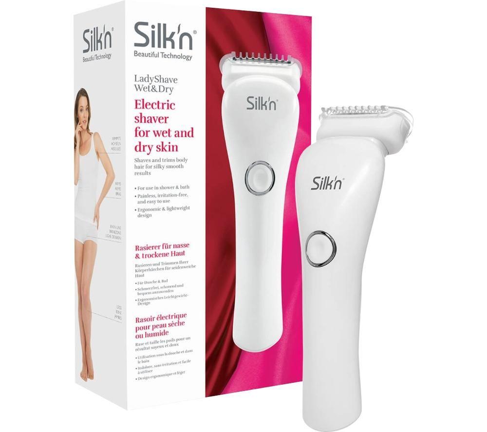 SILK'N LadyShave Wet & Dry Shaver - White image number 6 of 6