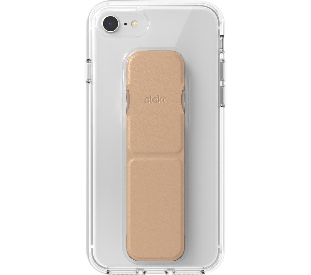 Image of CLCKR iPhone 6/6S/7/8/SE 2nd Gen Case - Clear & Gold, Clear,Gold