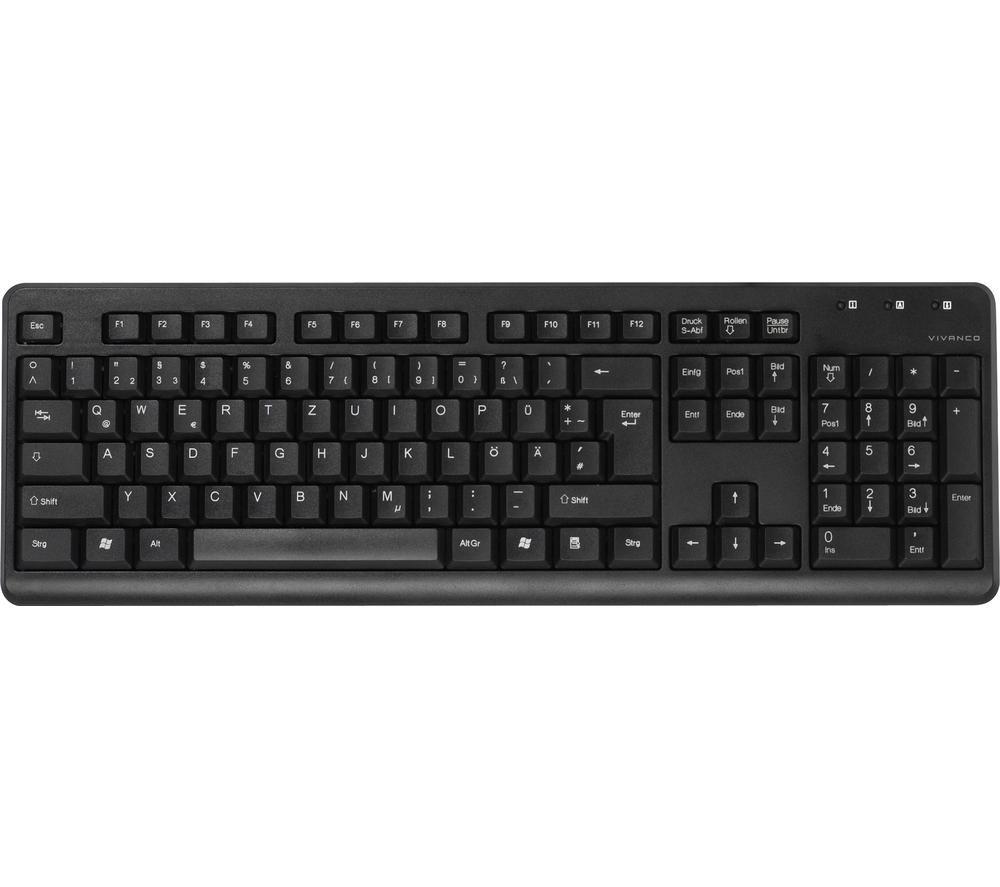 Image of VIVANCO 34681 Keyboard, Black