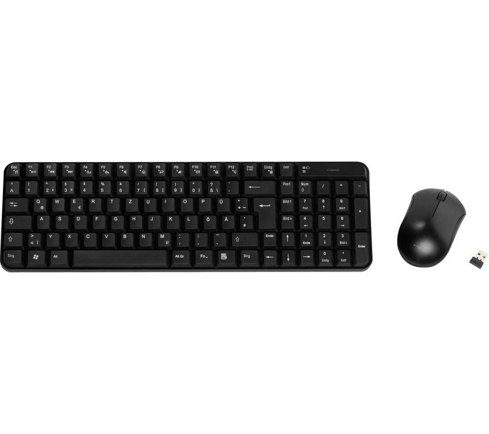 Buy VIVANCO 34682 Wireless Keyboard & Mouse Set Currys