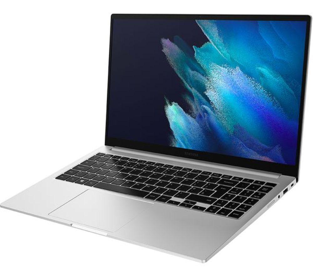 Image of Samsung Galaxy Book 15.6" Laptop - Intel®Core i5, 256 GB SSD, Mystic Silver, Silver/Grey