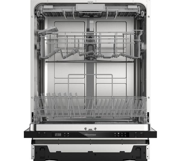 HISENSE HV603D40UK Full-size Fully Integrated Dishwasher image number 1