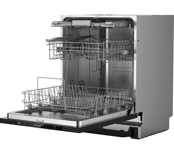 HISENSE HV603D40UK Full-size Fully Integrated Dishwasher image number 2