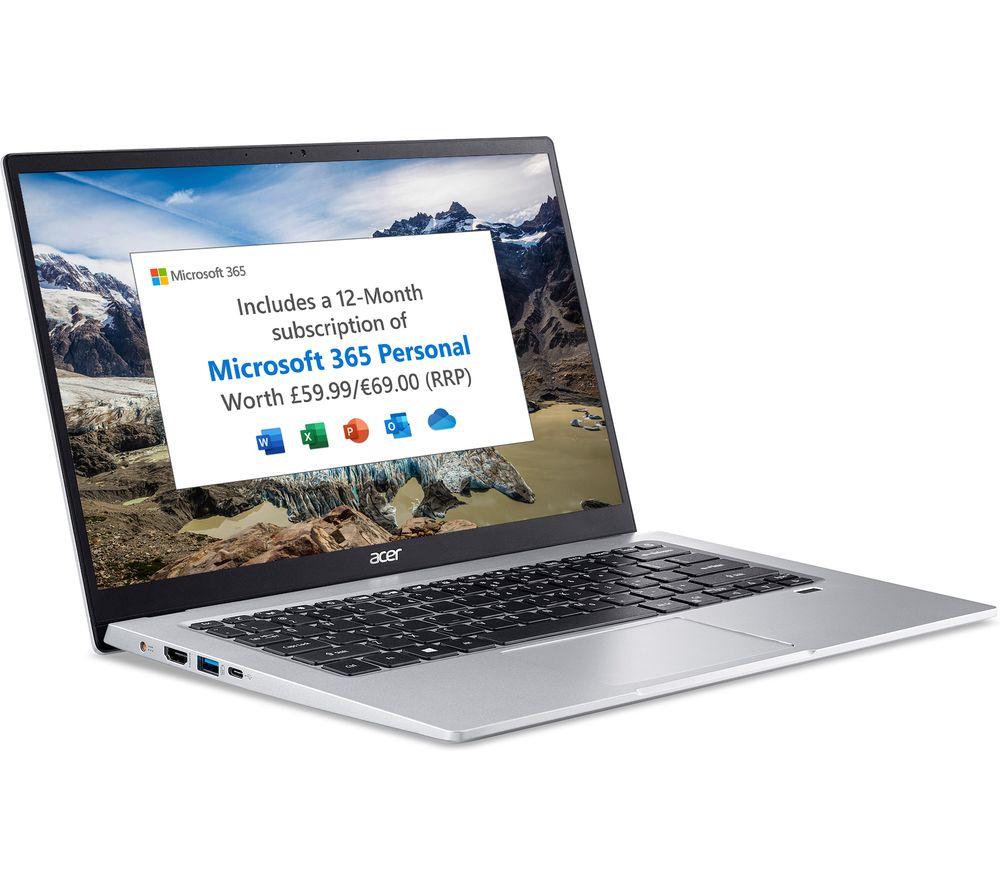 ACER Swift 1 14" Laptop - Intel&reg; Pentium&trade;, 128 GB SSD, Silver