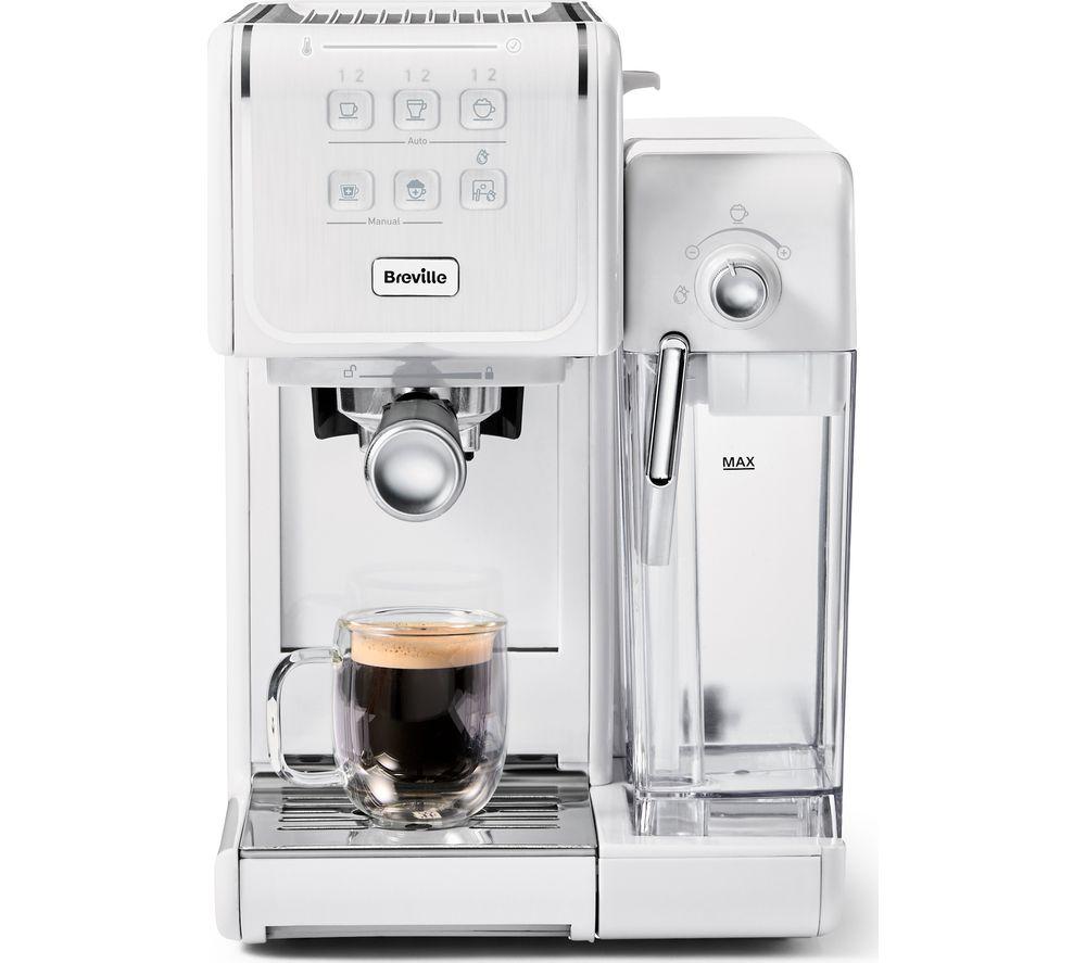 BREVILLE One-Touch CoffeeHouse II VCF147 Coffee Machine – White