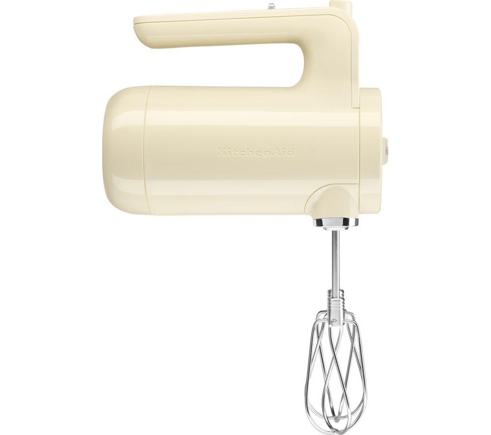 KITCHENAID Cordless 5KHMB732BAC Hand Mixer - Almond Cream, Cream