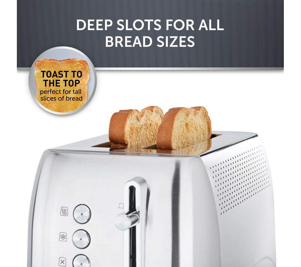 Buy BREVILLE Edge VTT981 2Slice Toaster Brushed Stainless Steel Currys