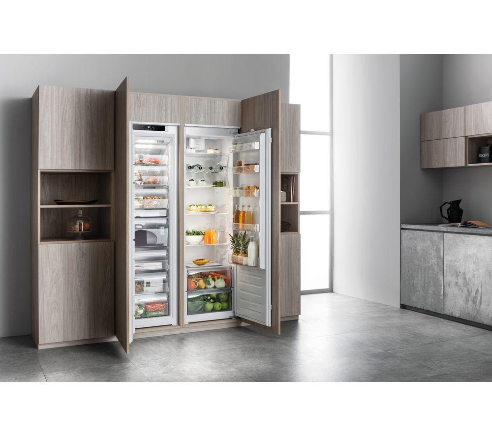 Tall store integrated fridge