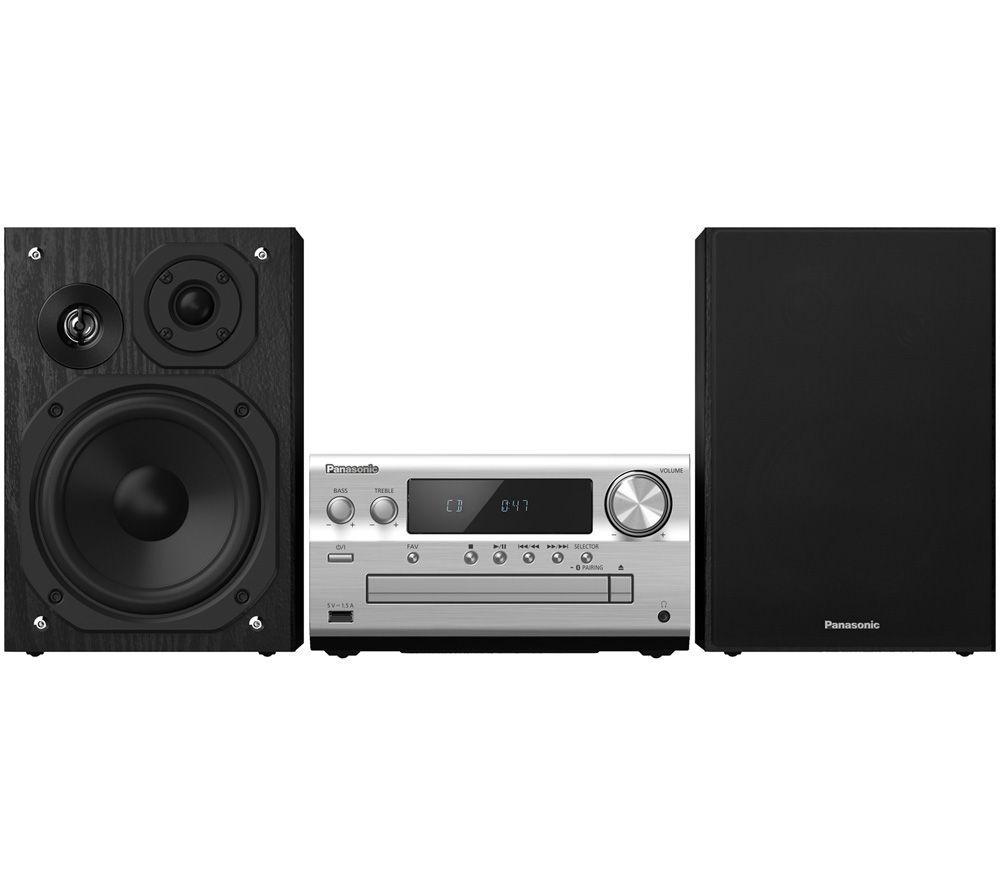 PANASONIC SC-PMX802E-S Wireless Multi-room Traditional Hi-Fi System - Silver, Silver/Grey