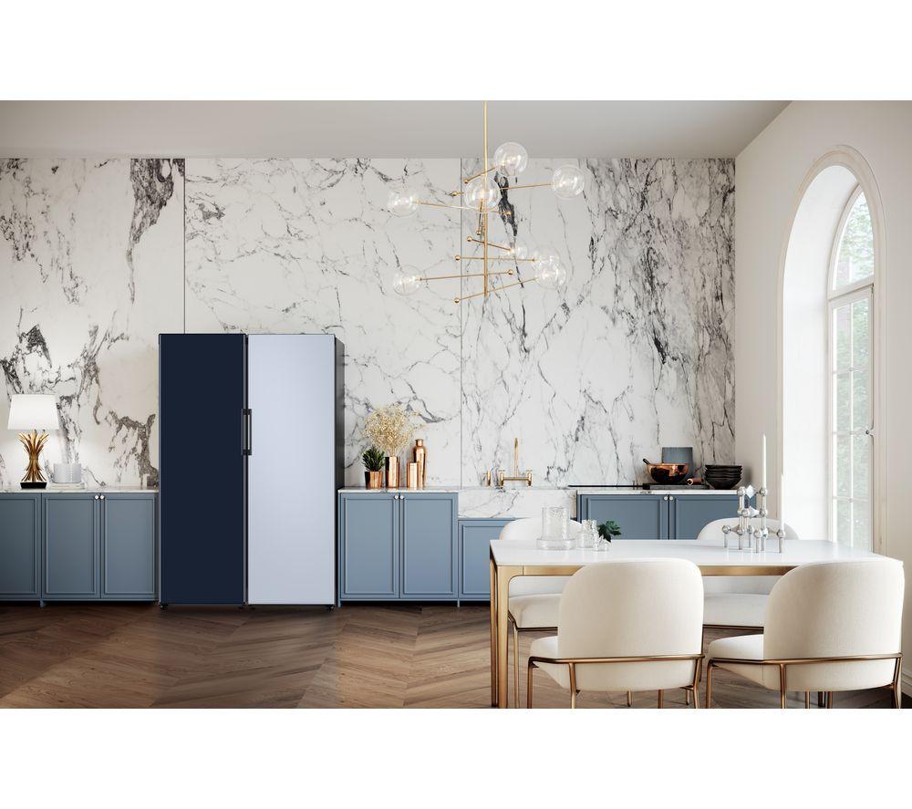 SAMSUNG Bespoke SpaceMax RZ32A74A541/EU Tall Freezer - Glam Navy image number 13 of 30