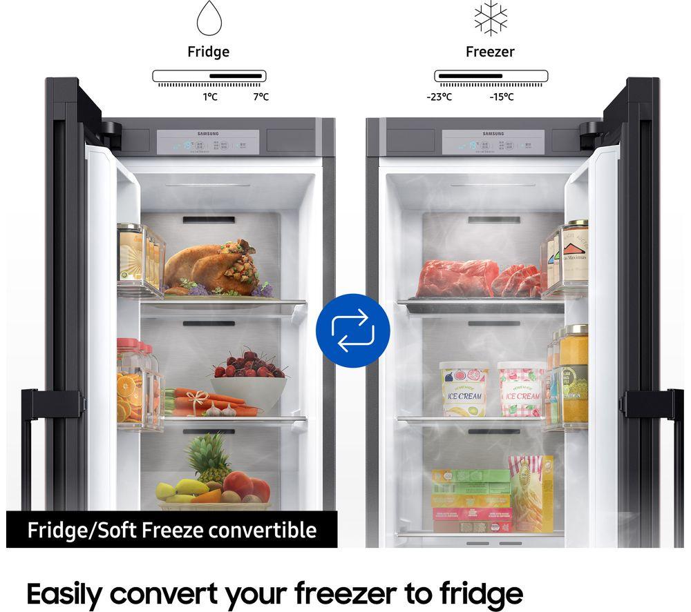 SAMSUNG Bespoke SpaceMax RZ32A74A541/EU Tall Freezer - Glam Navy image number 21 of 30