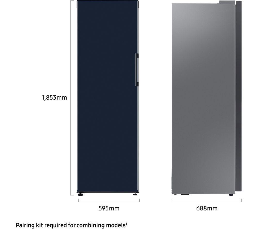 SAMSUNG Bespoke SpaceMax RZ32A74A541/EU Tall Freezer - Glam Navy image number 28 of 30