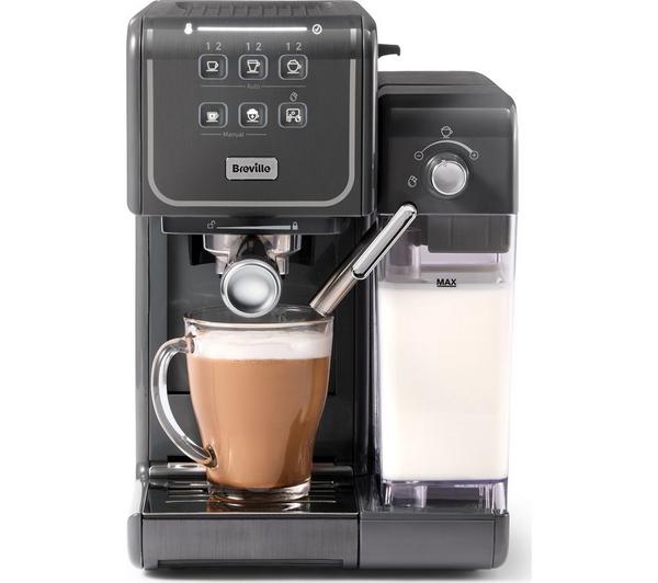 Buy BREVILLE One-Touch CoffeeHouse II VCF146 Coffee Machine - Grey | Currys