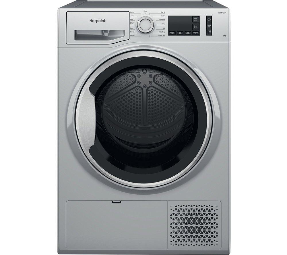 HOTPOINT NT M11 9X2SXB UK 9 kg Heat Pump Tumble Dryer - Silver, Silver/Grey