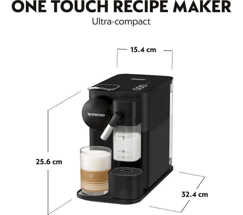 NESPRESSO by De'Longhi Lattissima One Pod EN510.BK Coffee Machine - Black image number 3 of 9