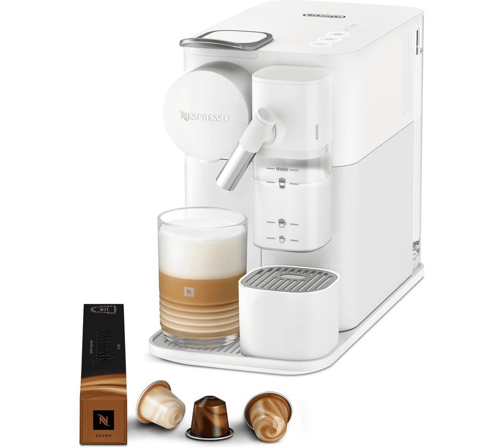 NESPRESSO by De'Longhi Lattissima One EN510.W Coffee Machine - White, White