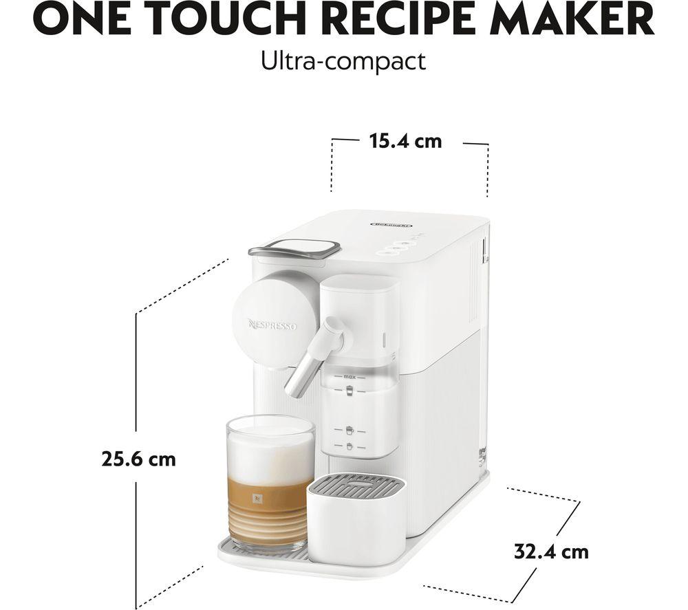 NESPRESSO by De'Longhi Lattissima One Pod EN510.W Coffee Machine - White image number 3 of 9