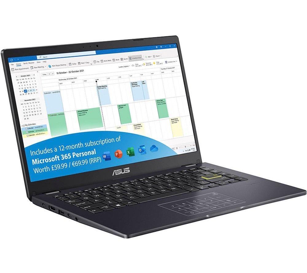 Image of ASUS E410MA 14" Laptop - Intel®Celeron, 128 GB eMMC, Blue, Blue