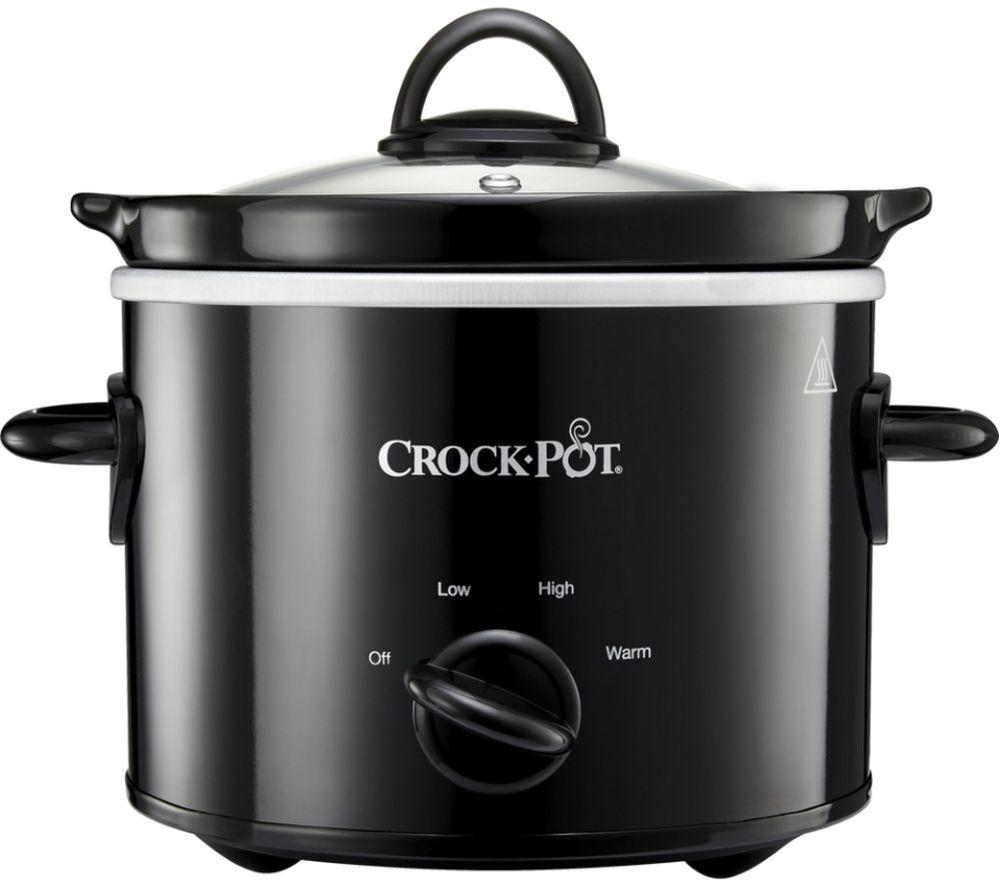 CROCK-POT CSC080 Slow Cooker - Black, Black