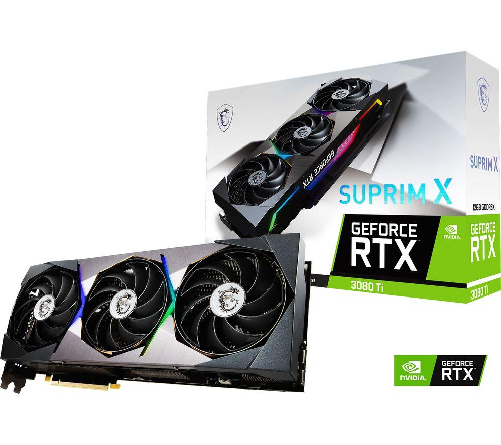 MSI GeForce RTX 3080 Ti 12 GB SUPRIM X Graphics Card image number 3 of 5