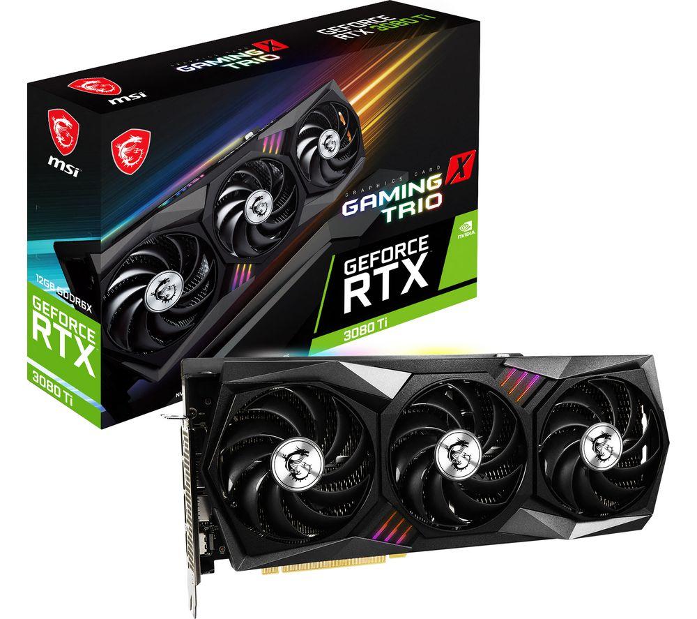 MSI GeForce RTX 3080 Ti 12 GB GAMING X TRIO Graphics Card image number 3 of 5