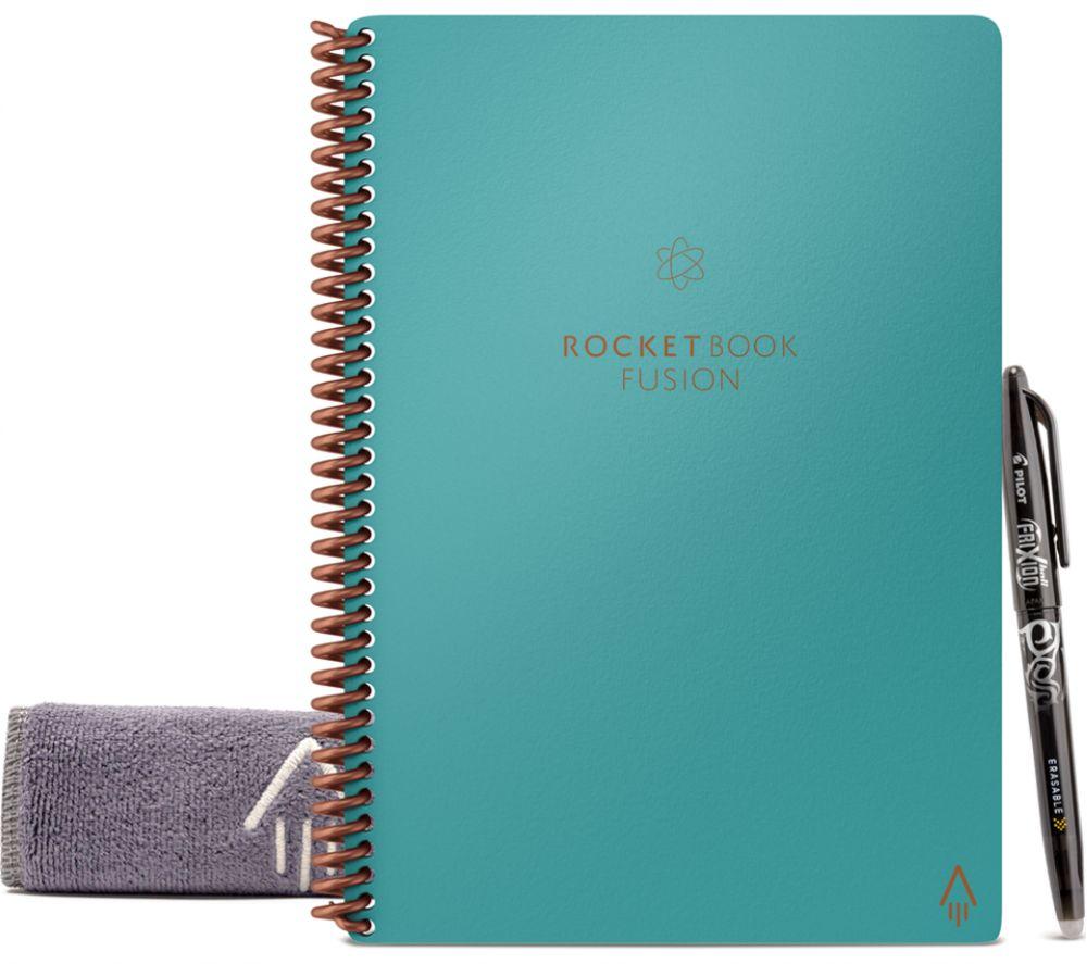 Image of ROCKETBOOK Everlast Fusion Digital Notebook - Neptune Teal