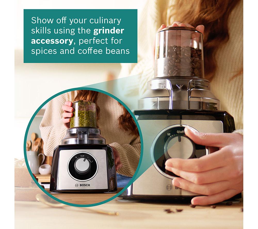BOSCH MultiTalent3 MCM3501MGB Food Processor - Silver & Black image number 6 of 17