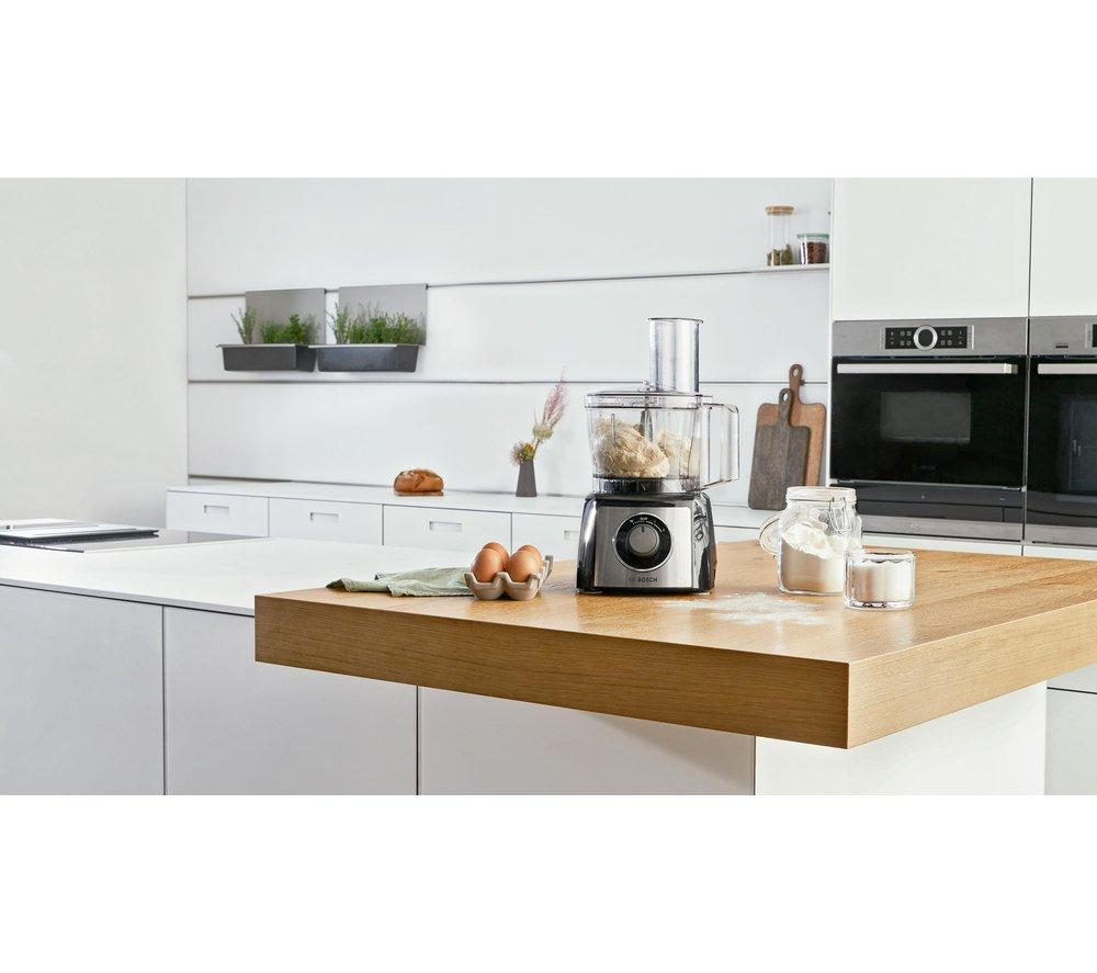 BOSCH MultiTalent3 MCM3501MGB Food Processor - Silver & Black image number 16 of 17