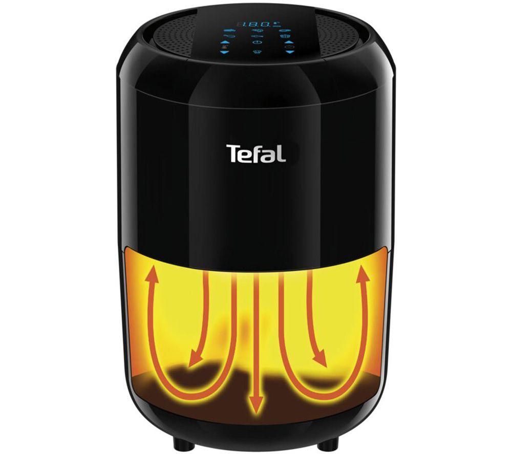 TEFAL Easy Fry Compact EY301840 Digital Health Air Fryer, Black, 0.4kg, 2  Portions EY301840