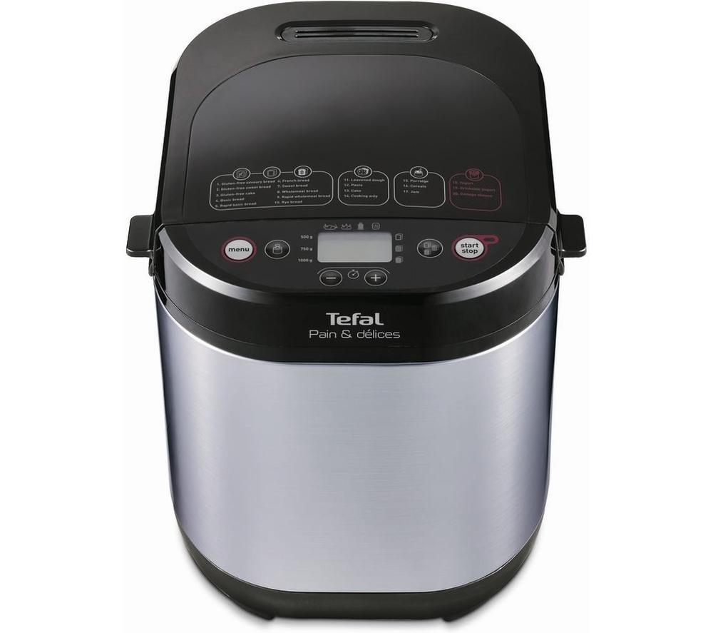 TEFAL Pain & Delices PF240E40 Breadmaker - Silver & Black