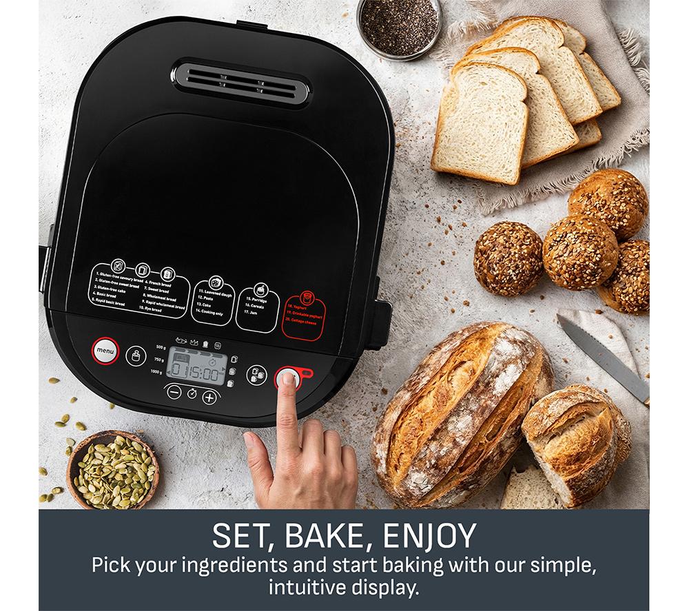 TEFAL Pain & Delices PF240E40 Breadmaker - Silver & Black image number 6 of 9