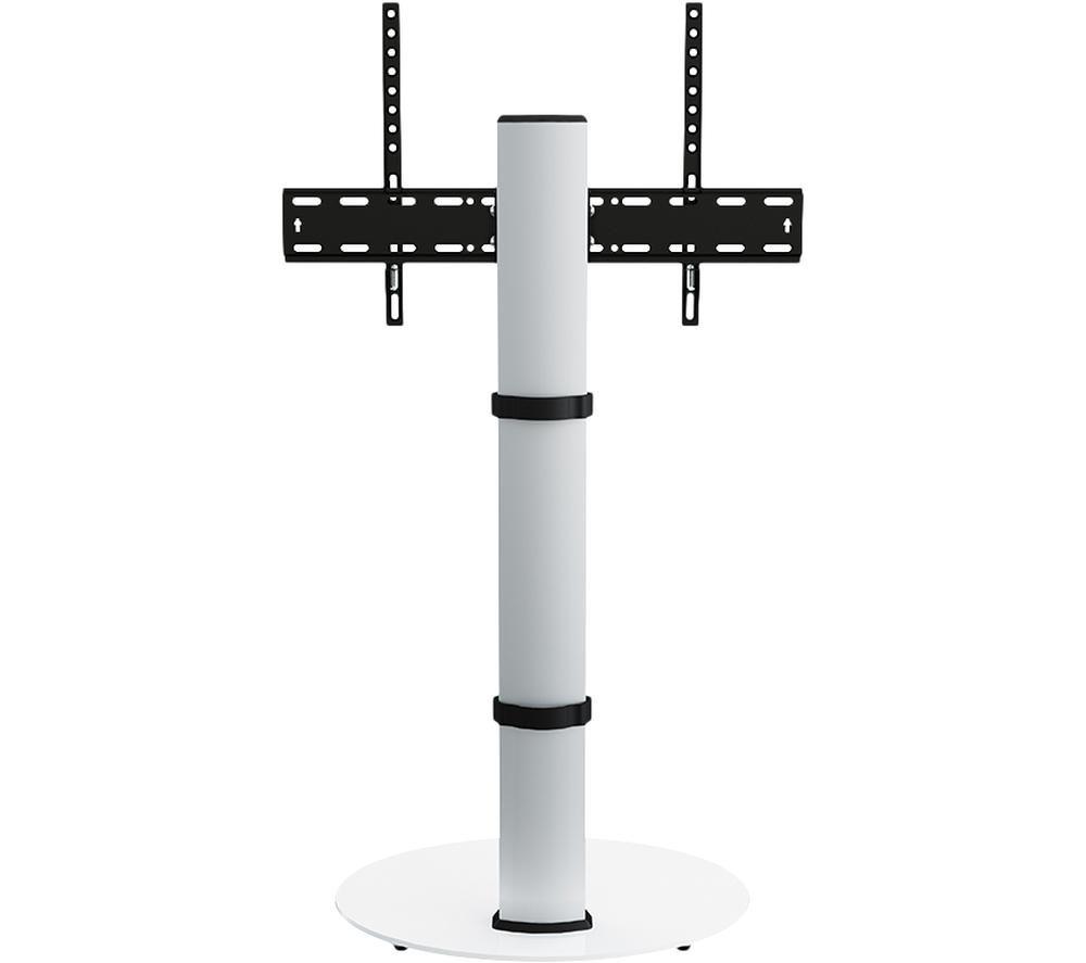 AVF Eno FSL590ENSW 600 mm TV Stand with Bracket for up to 55" TVs - Silver & White image number 7 of 9