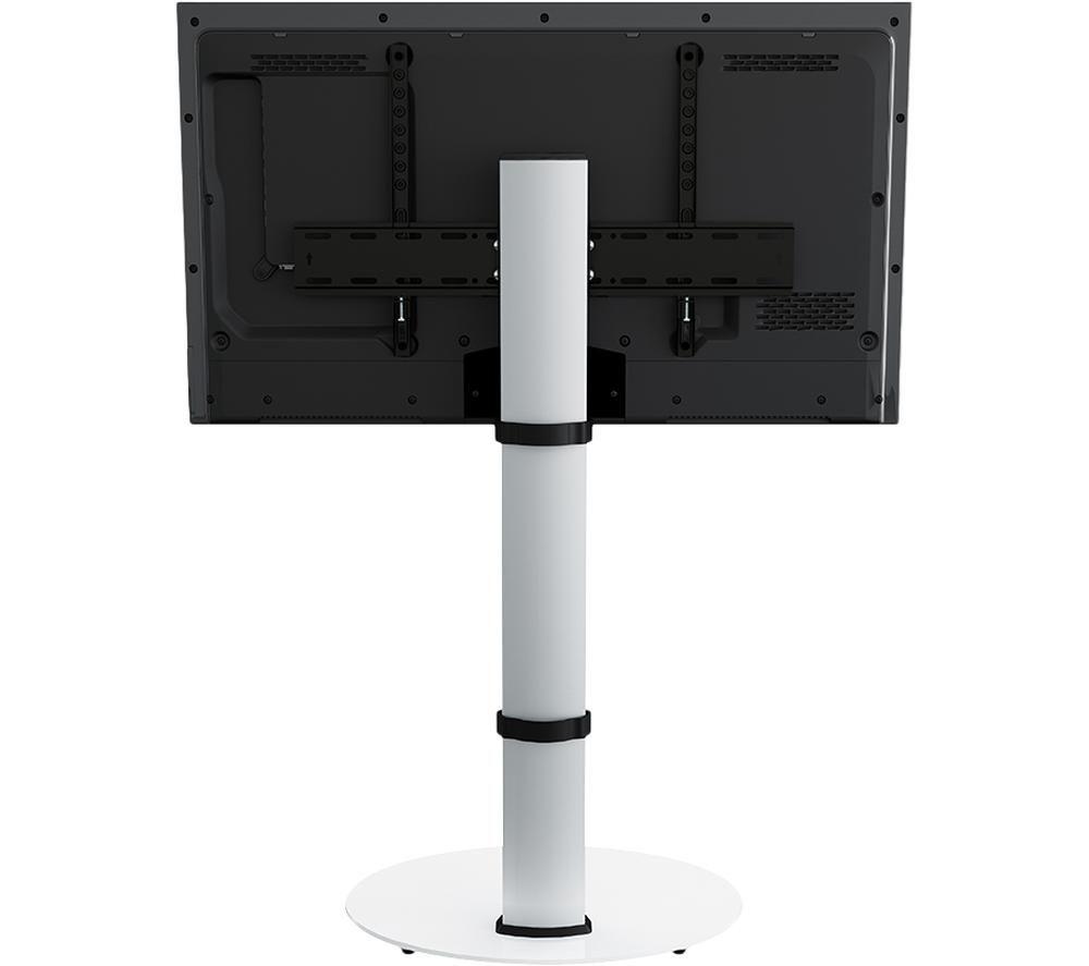 AVF Eno FSL590ENSW 600 mm TV Stand with Bracket for up to 55" TVs - Silver & White image number 8 of 9