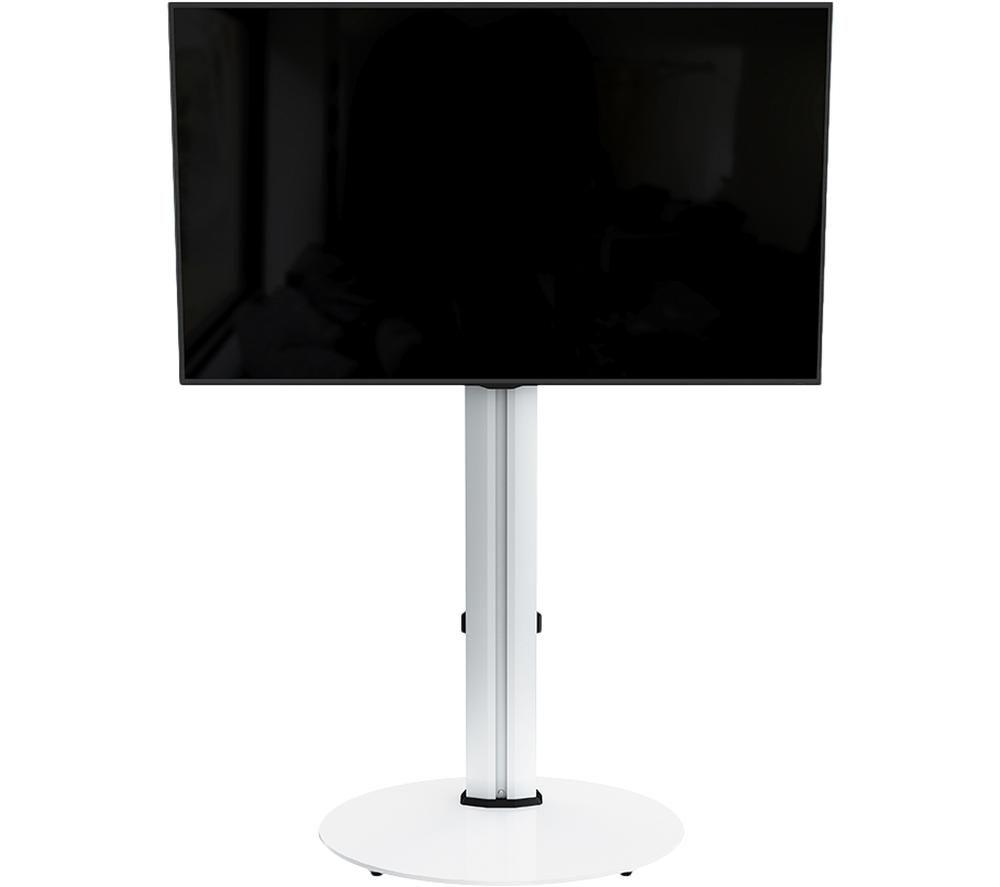 AVF Eno FSL590ENSW 600 mm TV Stand with Bracket for up to 55" TVs - Silver & White image number 9 of 9