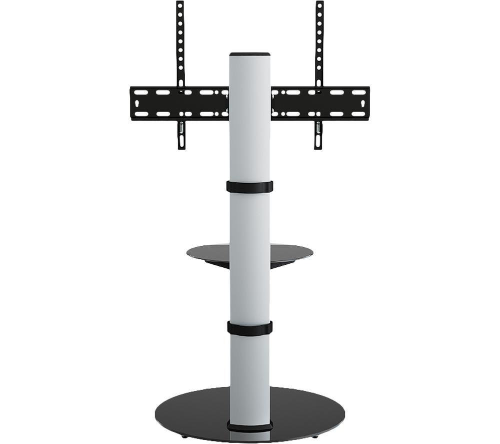 AVF Eno 600 mm TV Stand with Bracket for up to 55" TVs - Silver & Black image number 7 of 9