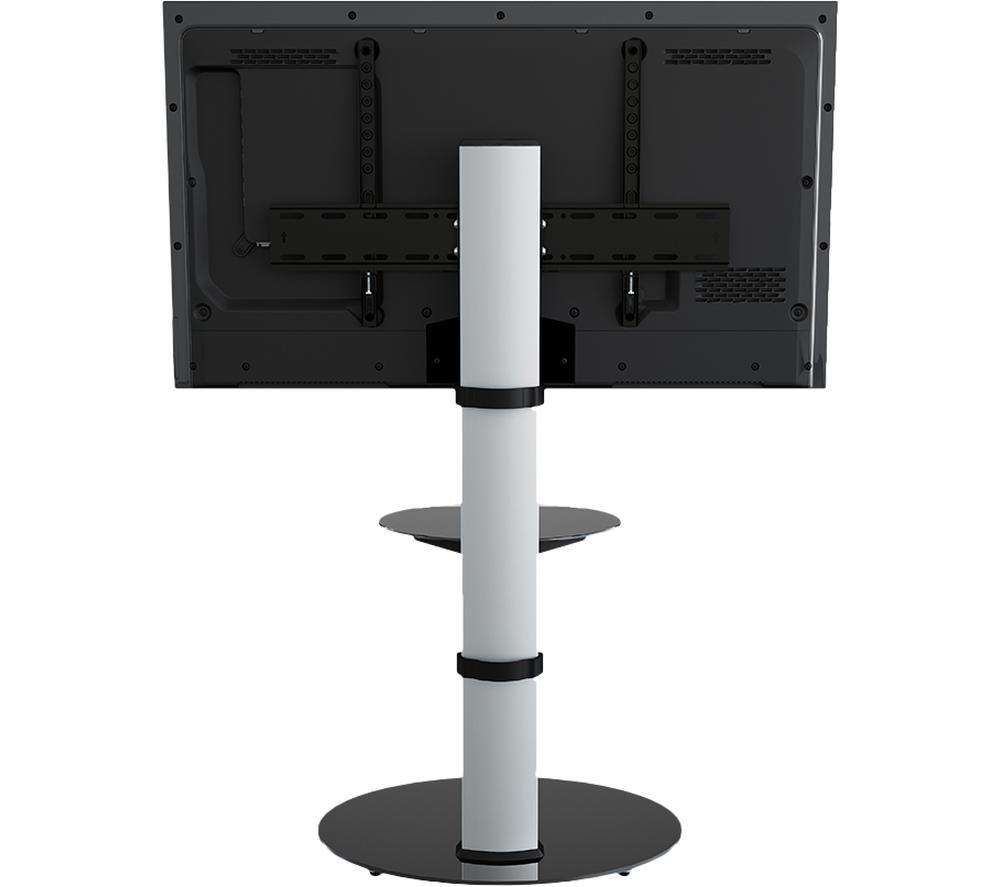 AVF Eno 600 mm TV Stand with Bracket for up to 55" TVs - Silver & Black image number 8 of 9
